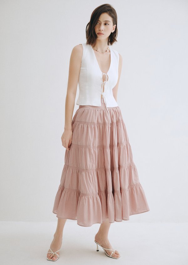 Yasmin Maxi Skirt - Old Rose Yasmin Maxi Skirt - Old Rose
