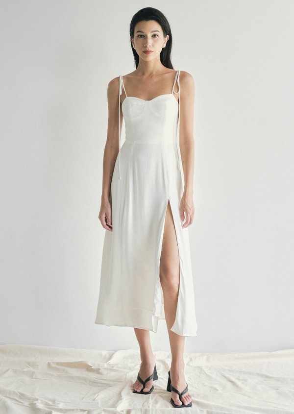 Olivia Midi Dress - White Olivia Midi Dress - White