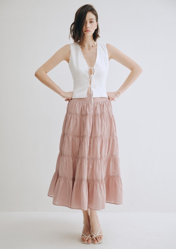 Yasmin Maxi Skirt - Old Rose Yasmin Maxi Skirt - Old Rose