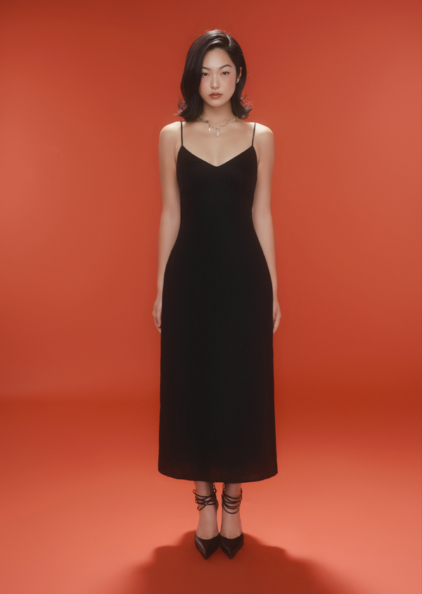 Zane Midi Dress - Black Zane Midi Dress - Black