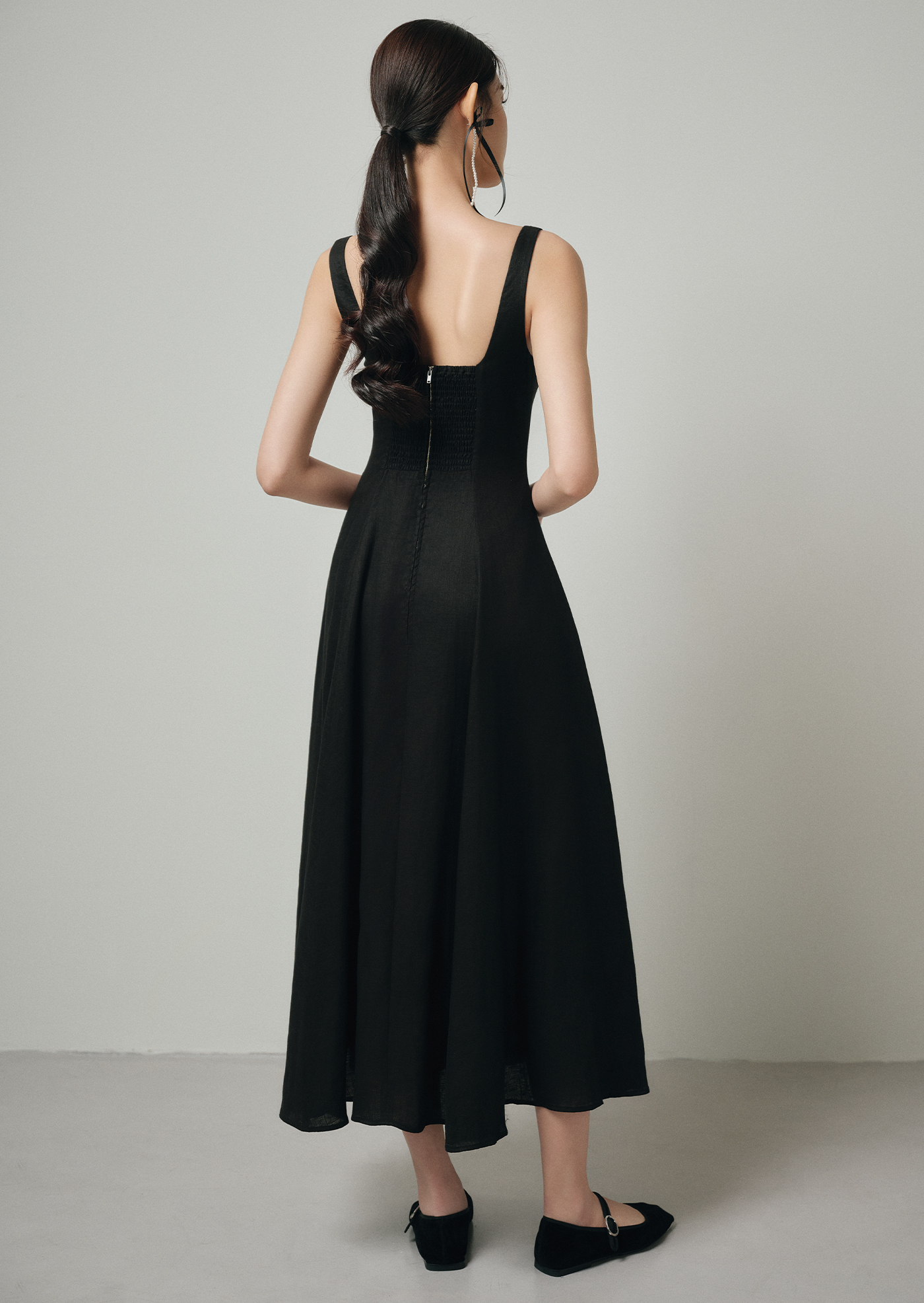 Nadia Maxi Dress - Black | Caramel Monster
