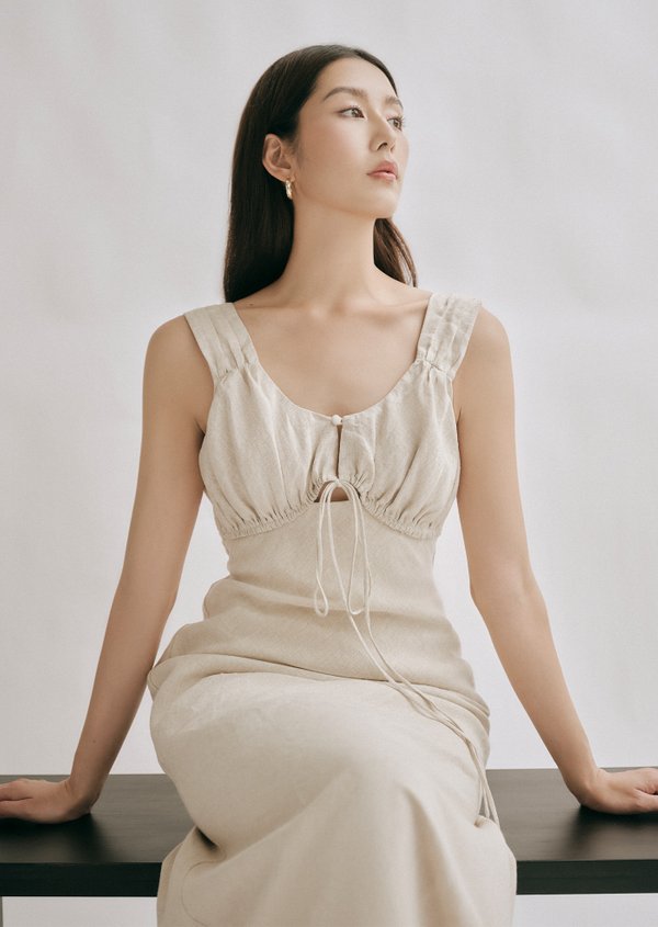 Hannah Midi Dress - Sand Hannah Midi Dress - Sand