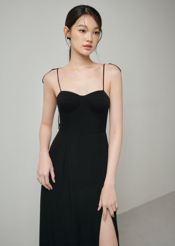 Olivia Midi Dress - Black Olivia Midi Dress - Black