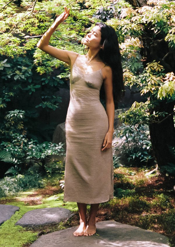 Zane Midi Dress - Hazelnut Zane Midi Dress - Hazelnut