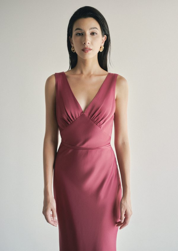 Gabbie Maxi Dress - Wine Gabbie Maxi Dress - Wine