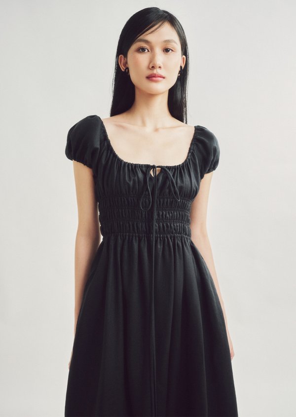 Mia Midi Dress - Black Mia Midi Dress - Black