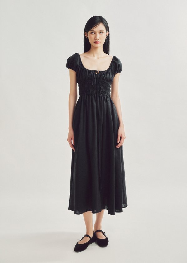 Mia Midi Dress - Black Mia Midi Dress - Black