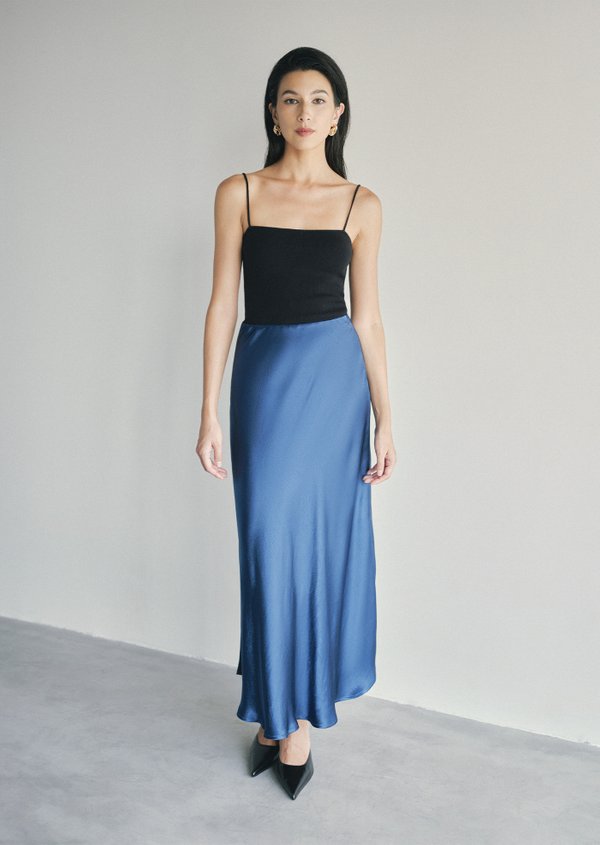 Naomi Midi Skirt - Cobalt Naomi Midi Skirt - Cobalt