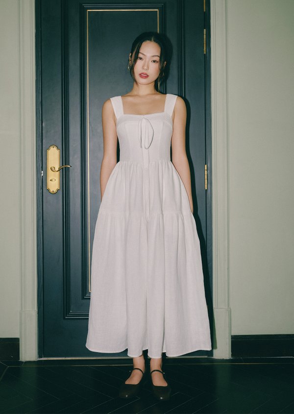 Kady Midaxi Dress - White