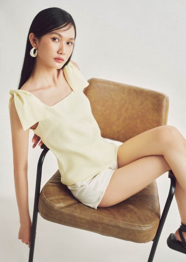 True Top - Pale Yellow