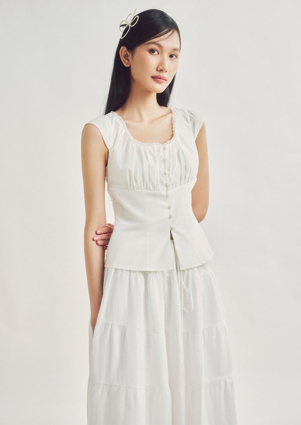Cleo Top - White Cleo Top - White