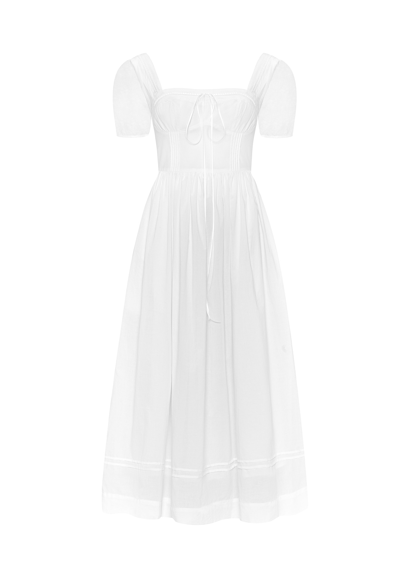 Larissa White Midi Dress