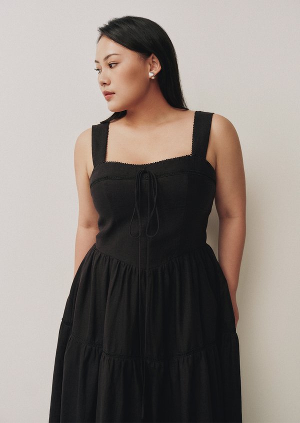 Kady Midaxi Dress - Black