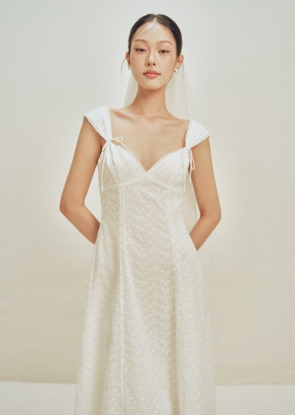 Taylor Midi Dress - White