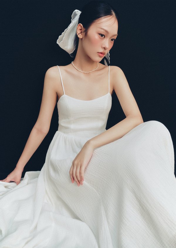 Ella Maxi Dress - White