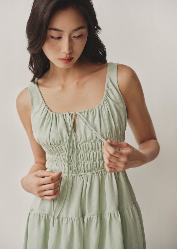 Miami Midi Dress - Minty
