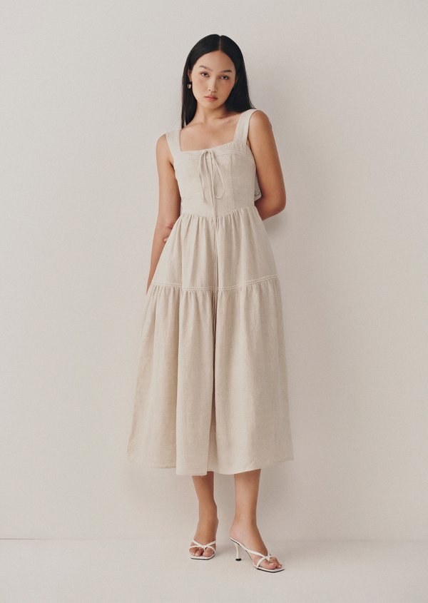 Kady Midaxi Dress - Sand