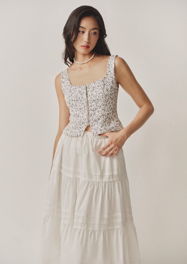 Riley Top - Wild Prune In Blue Shadow