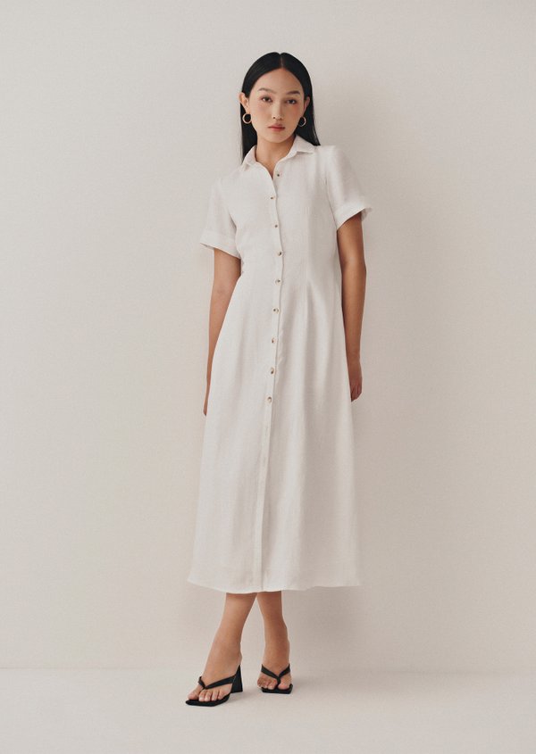 Amy Midaxi Dress - White Amy Midaxi Dress - White