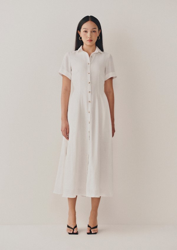 Amy Midaxi Dress - White Amy Midaxi Dress - White