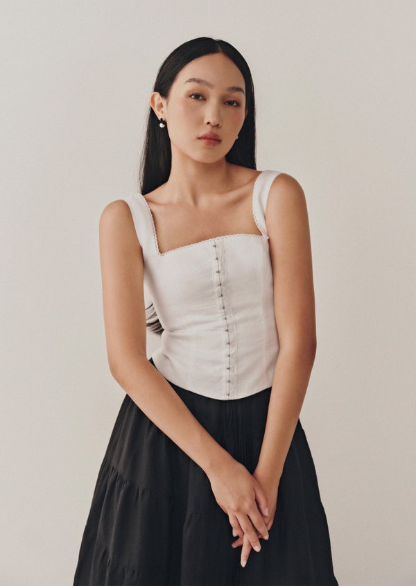 Jules Top - White Jules Top - White