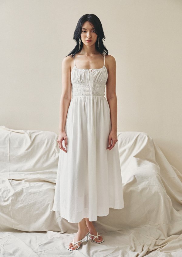 Grace Midaxi Dress - White Grace Midaxi Dress - White