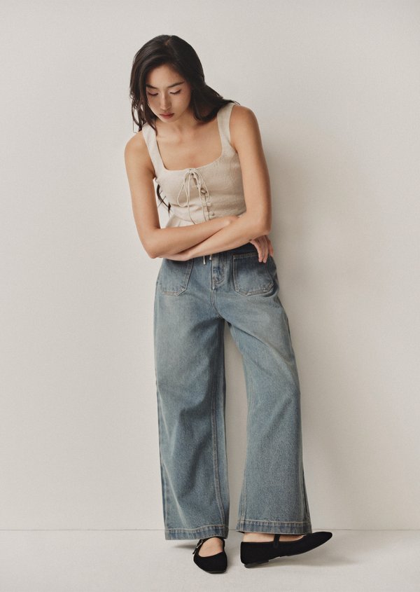 Mikey Straight Jeans - Medium Wash Mikey Straight Jeans - Medium Wash