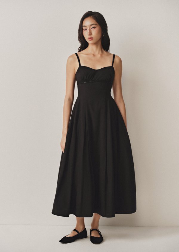 Camila Midi Dress - Black Camila Midi Dress - Black
