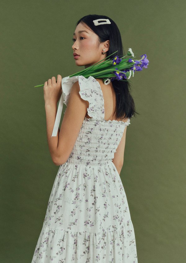 Hilton Midi Dress - Heather