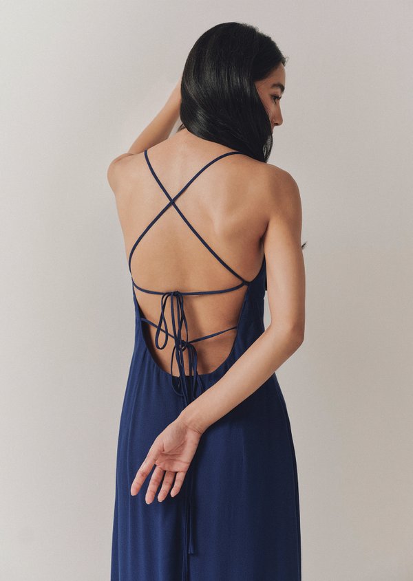 Leo Maxi Dress - Navy Leo Maxi Dress - Navy