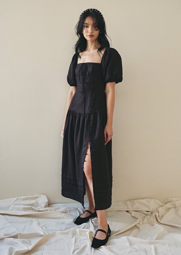 Katie Midaxi Dress - Black Katie Midaxi Dress - Black