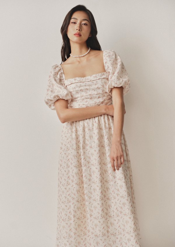Kourtney Midi Dress - Wild Prune In Daylight Kourtney Midi Dress - Wild Prune In Daylight