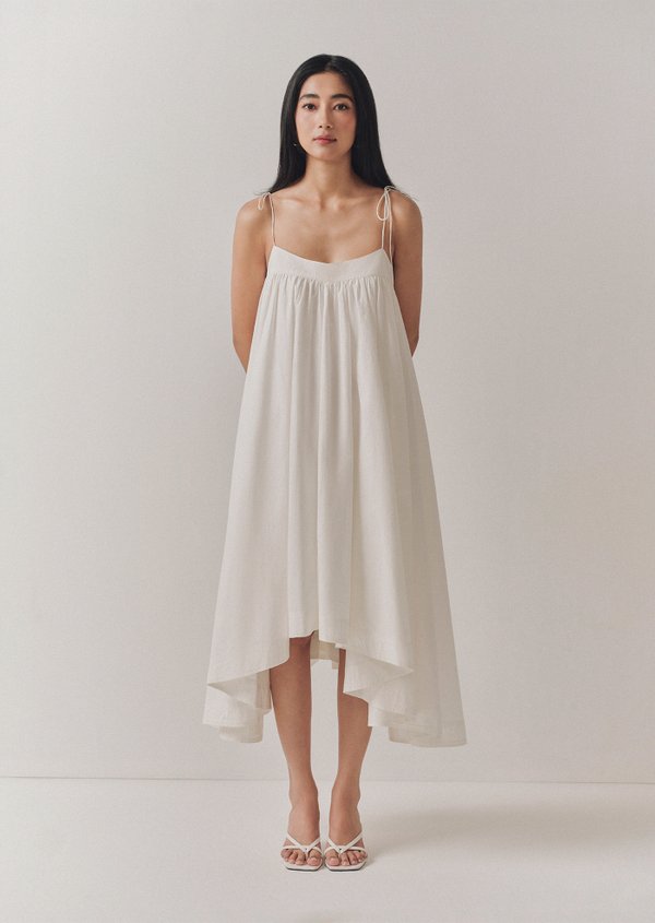 Aida Midi Dress - White Aida Midi Dress - White