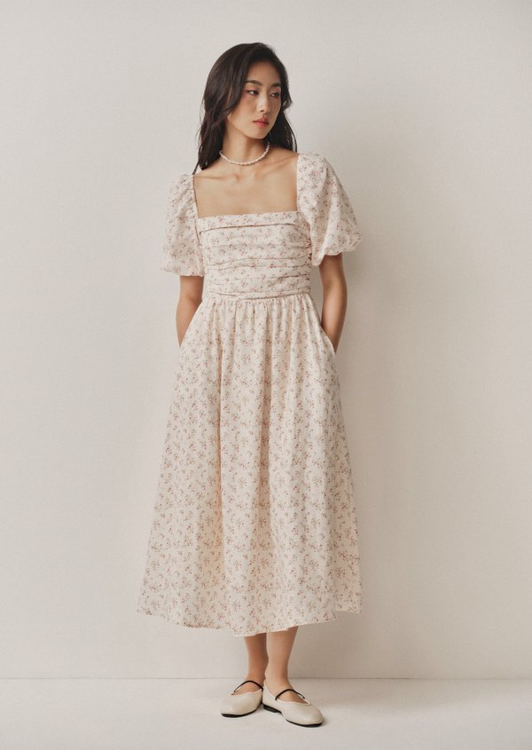 Kourtney Midi Dress - Wild Prune In Daylight Kourtney Midi Dress - Wild Prune In Daylight