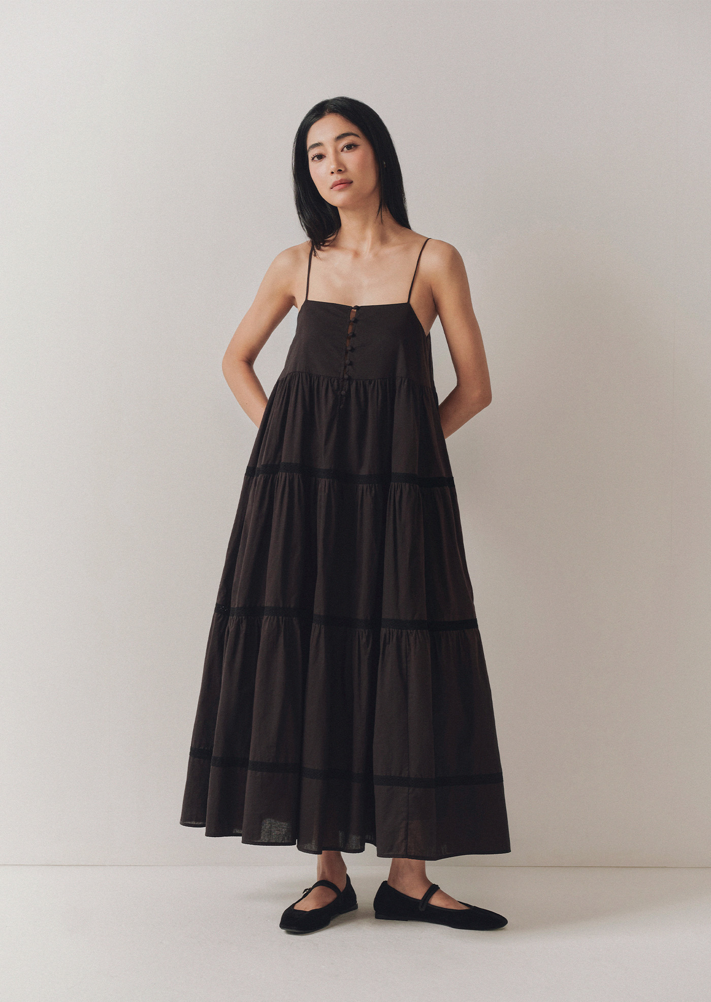 Jilian Maxi Dress - Black | Caramel Monster