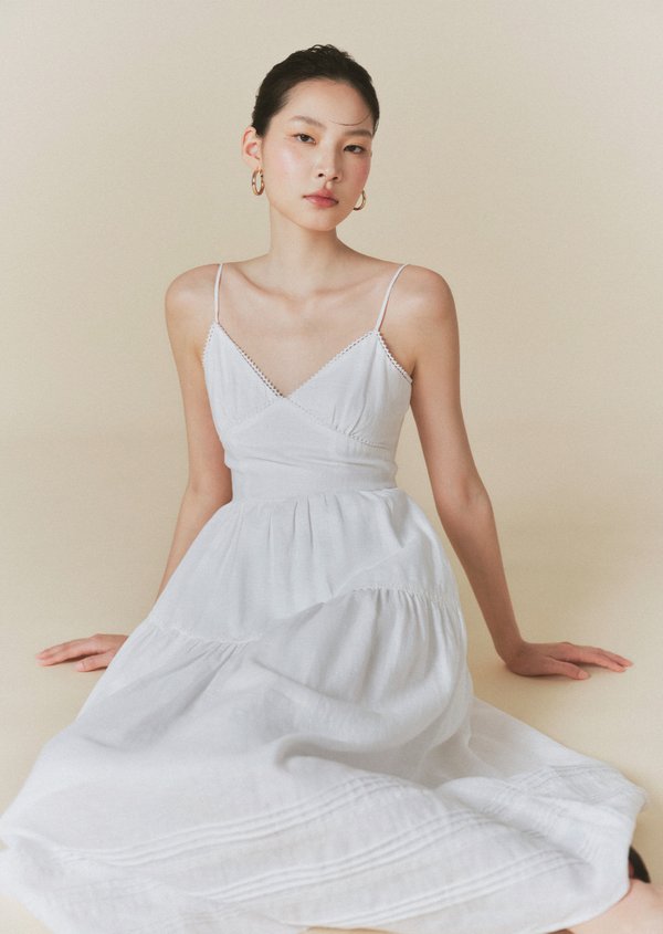 Brenda Midaxi Dress - White Brenda Midaxi Dress - White