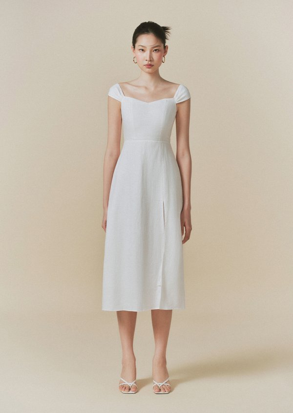 激安通販サイト 人気 Delphin Midi Dress - Sand | Caramel Monster ワンピース