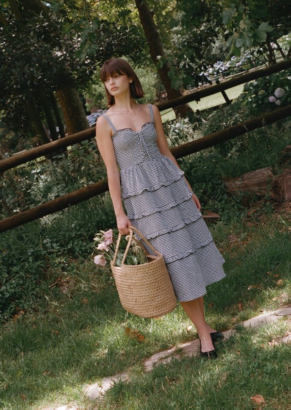 Delphin Midi Dress - Sand | Caramel Monster