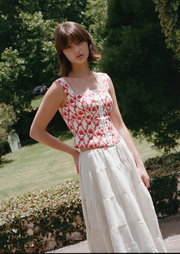 Beverly Maxi Skirt - Sand