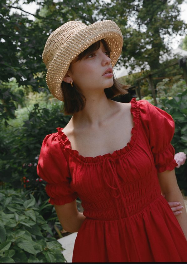 April Midaxi Dress - Apple