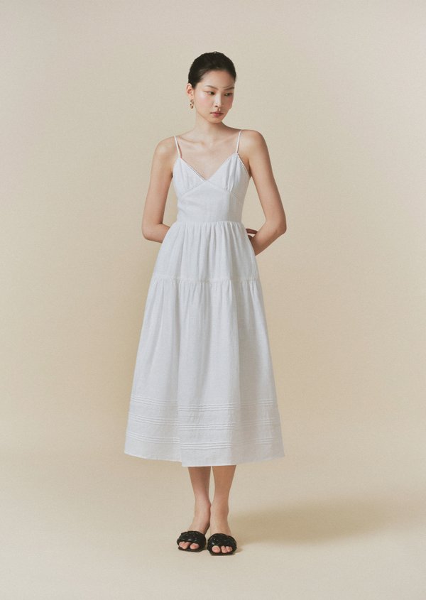 Brenda Midaxi Dress - White Brenda Midaxi Dress - White