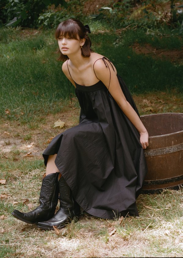 Aida Midi Dress - Black Aida Midi Dress - Black