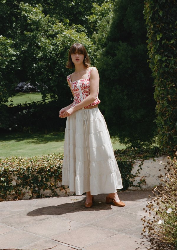 Kourtney Midi Dress - Wild Prune In Daylight | Caramel Monster