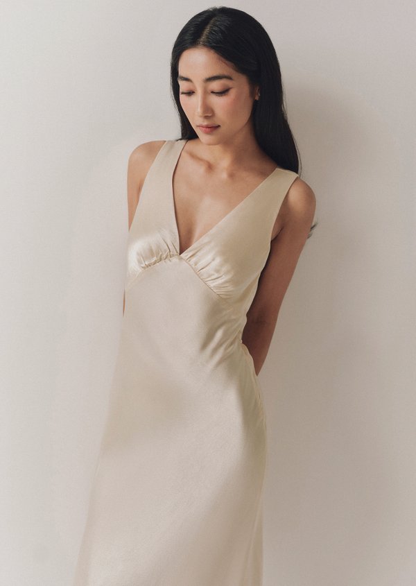 Gabbie Maxi Dress - Champagne Gabbie Maxi Dress - Champagne