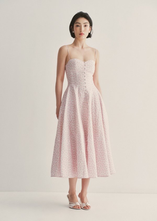 Renne Midi Dress - Bellflower Blush V2 Renne Midi Dress - Bellflower Blush V2