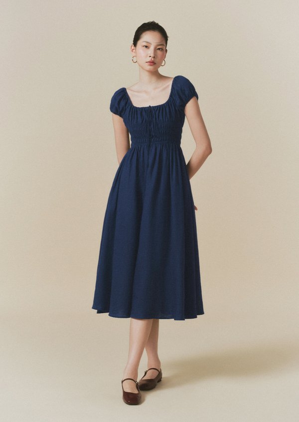 Mia Midi Dress - Navy Mia Midi Dress - Navy