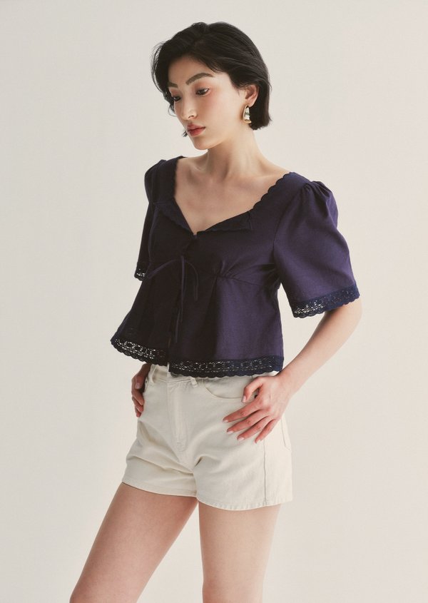 Maeve Top - Sapphire Maeve Top - Sapphire