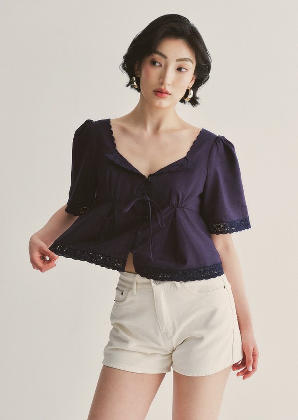 Maeve Top - Sapphire Maeve Top - Sapphire