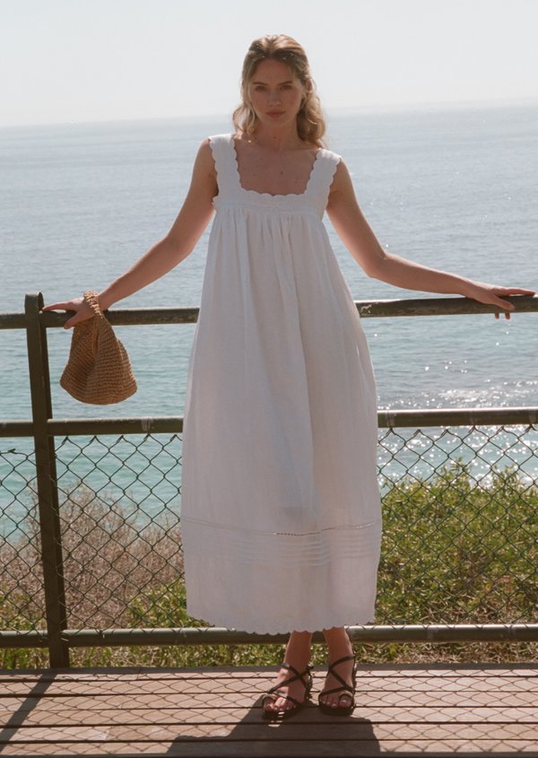 Eliot Maxi Dress - White