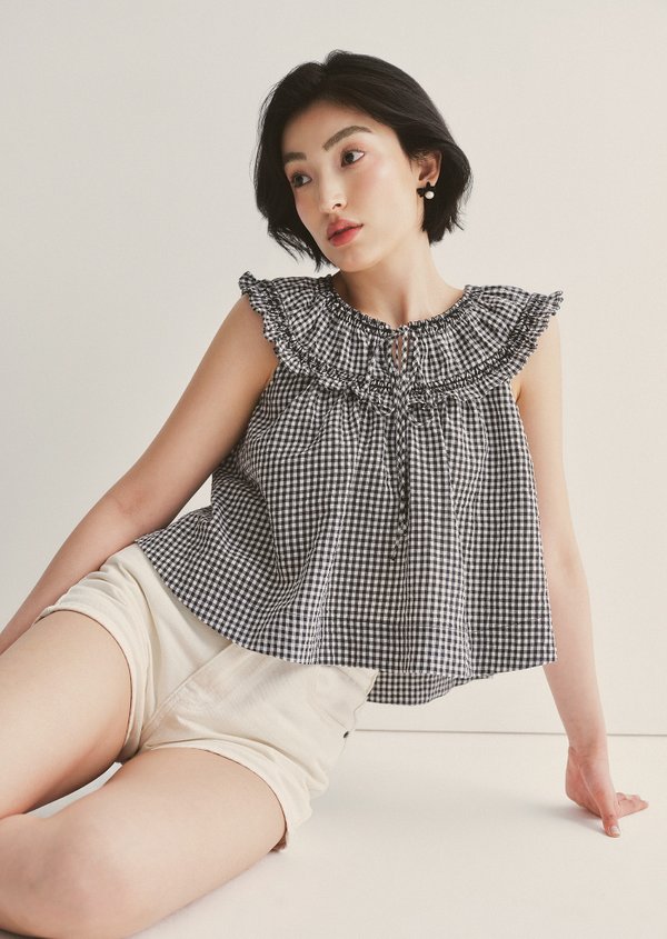 Kayla Top - Checked